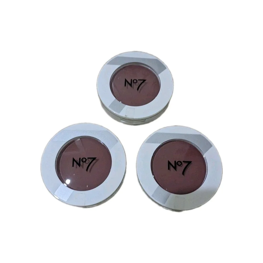 3‎ No7 Matte Powder Blush - Cranberry Loose Blush Makeup Palette 3g 0.1oz Lot